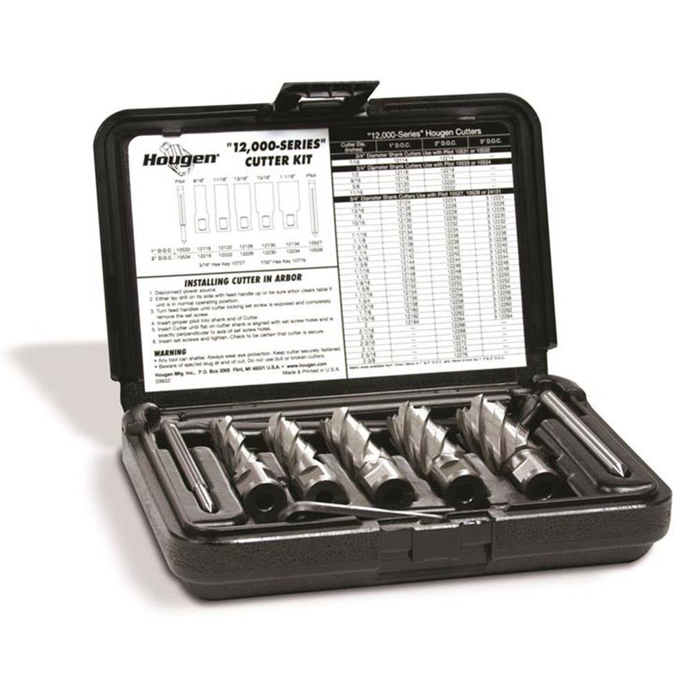 Cutter Kit Core Drill HSS 12000 Series 50mm Depth 5 Piece Rotabroach 93070154 12004