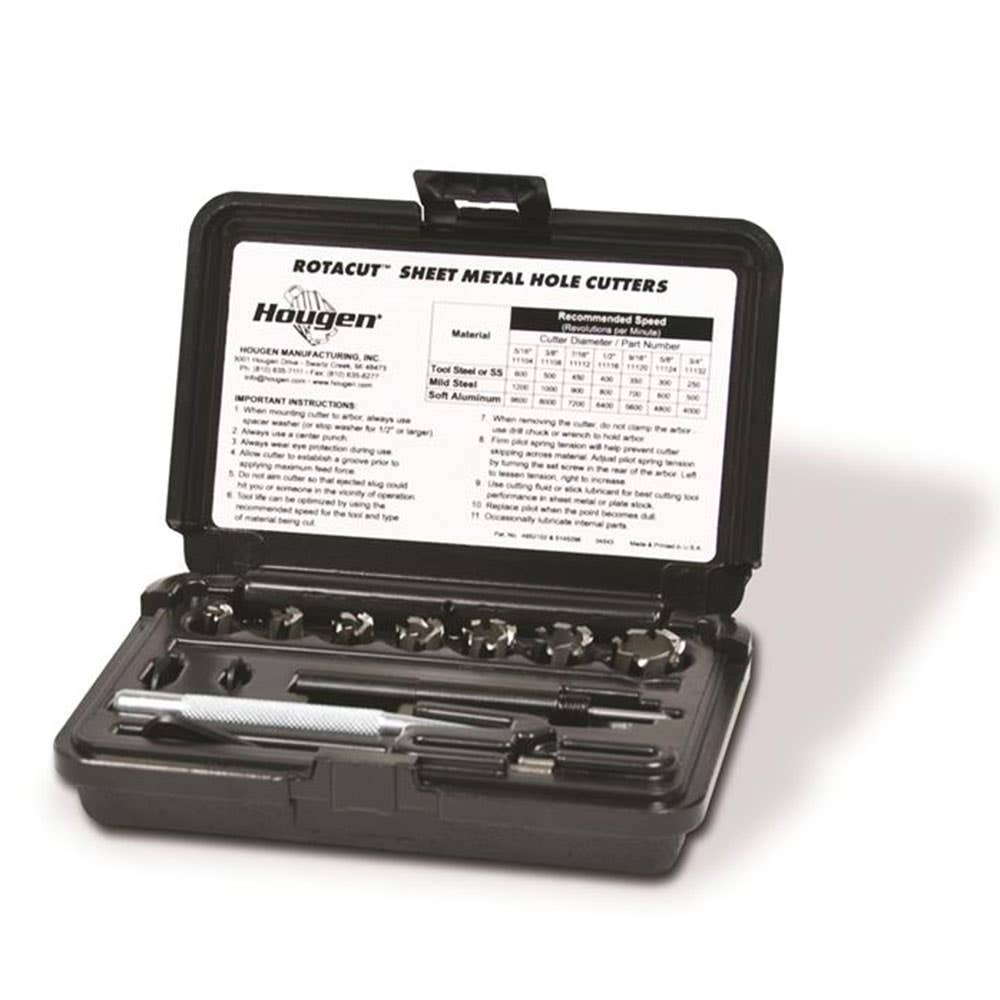 Cutter Kit Core Drill HSS 11000 Series 6.4mm DOC 7 Piece 93070179 11077