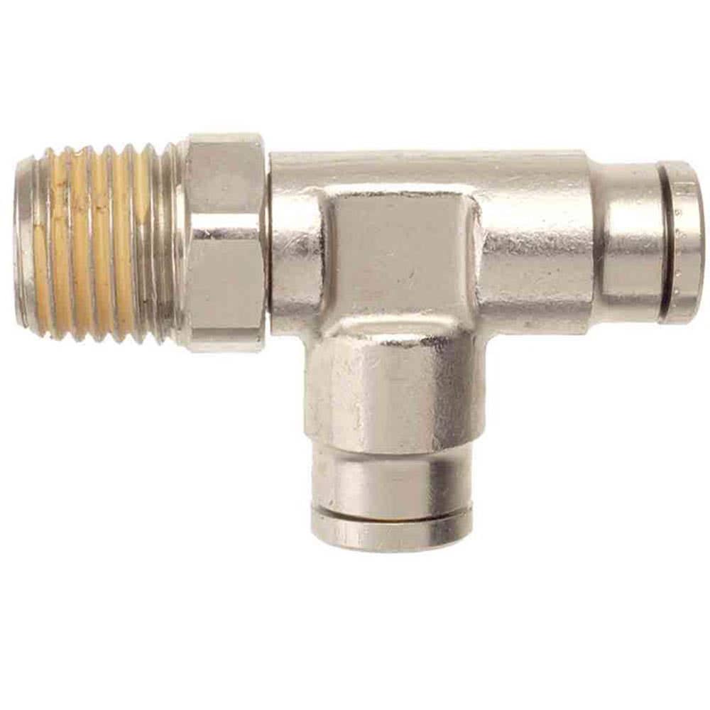 Run Tee Nickel Plated Pushfit Male No.PF13 1/2 x 3/8 93128044 20012-0806