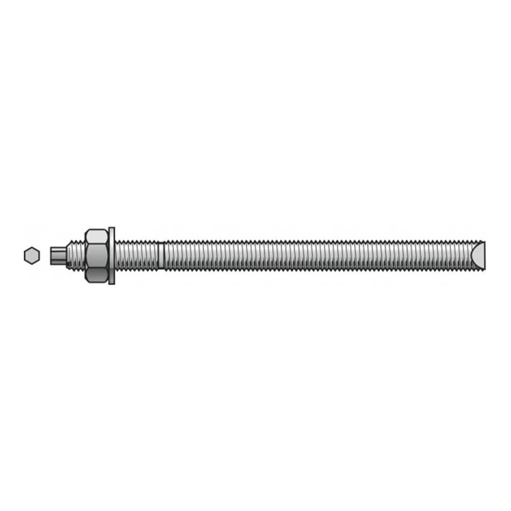 Stud Anchor Chisel Point Injection System 316 Stainless Steel 10 x 130mm 88896254 STM10130SS-PWR