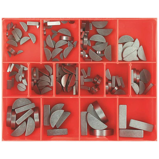 Grab Kit Key Woodruff Metric 17 Sizes 164 Piece 93290001 CA1705