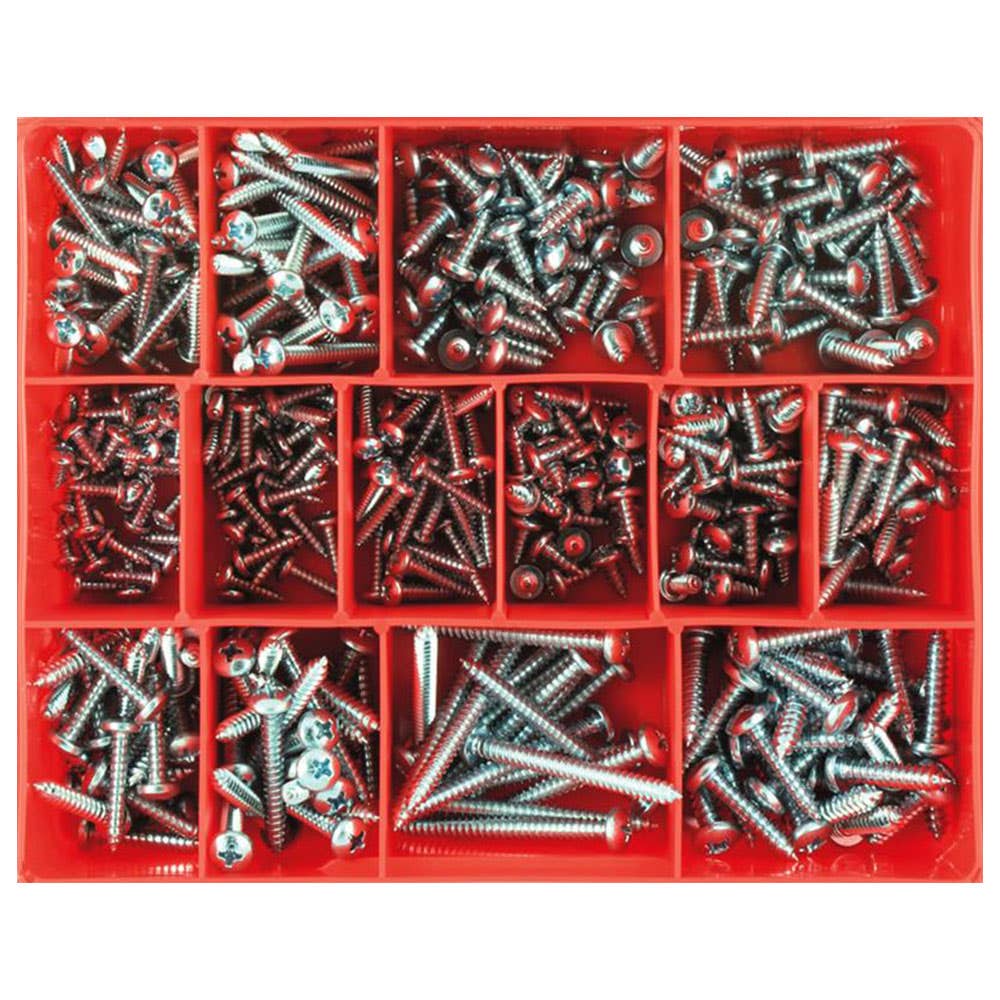 Grab Kit Screw Self Tapping Zinc Pan Head 14 Sizes 6-12G 93290002 CA1710