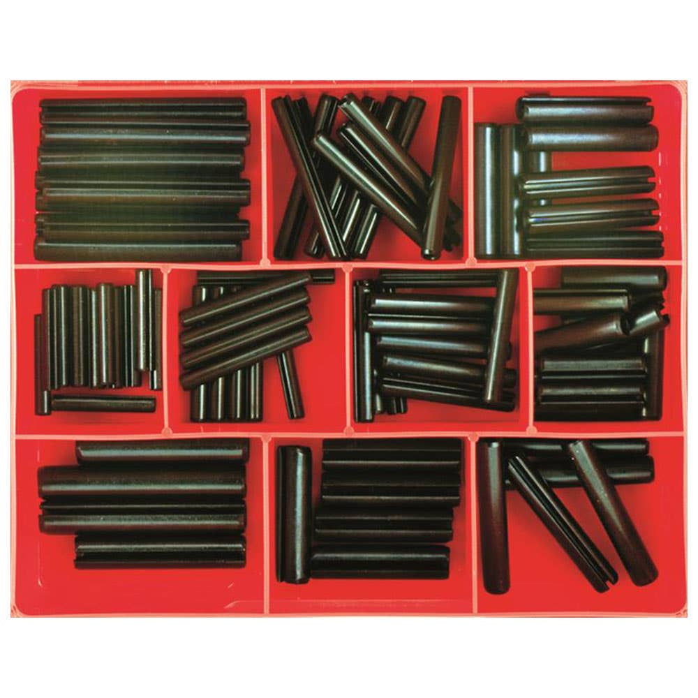 Grab Kit Roll Pin Metric Large 12 Sizes 5-10mm 82 Piece 93290004 CA1725