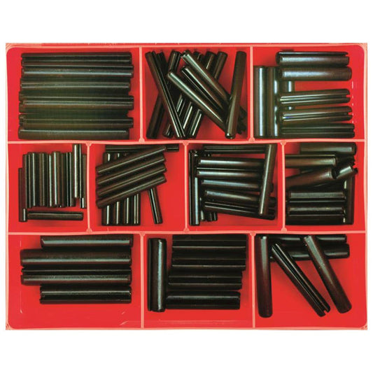Grab Kit Roll Pin Metric Large 12 Sizes 5-10mm 82 Piece 93290004 CA1725