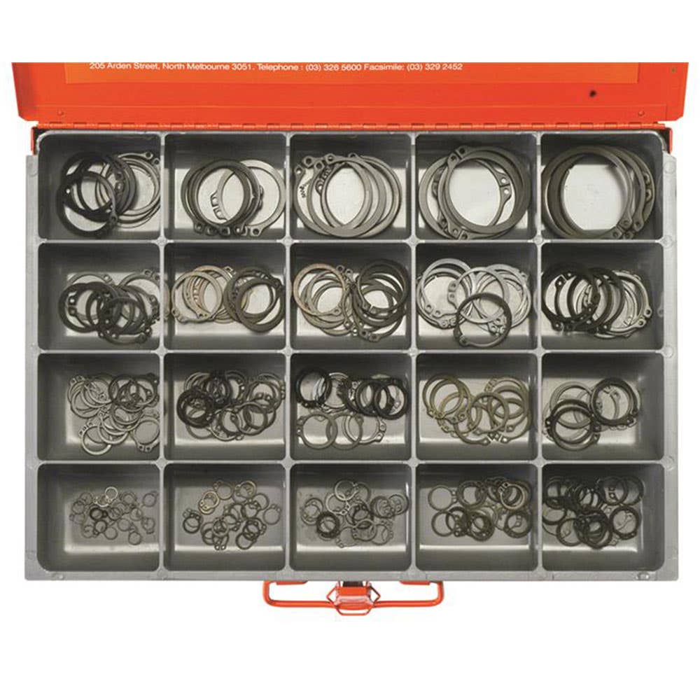 Grab Kit Circlip External 20 Sizes 6-50mm Shaft Size 93290013 CA2015