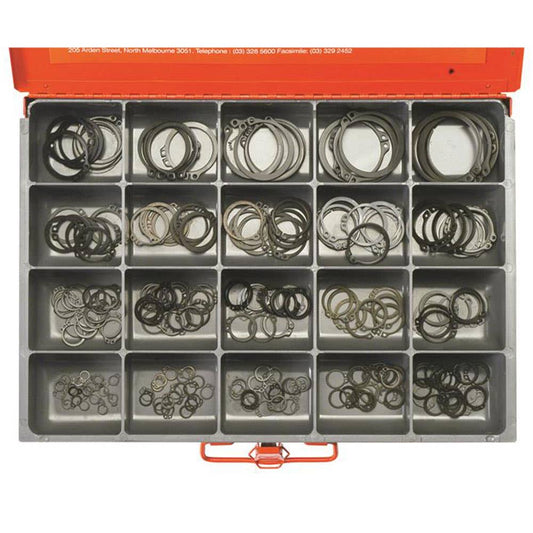 Grab Kit Circlip External 20 Sizes 6-50mm Shaft Size 93290013 CA2015