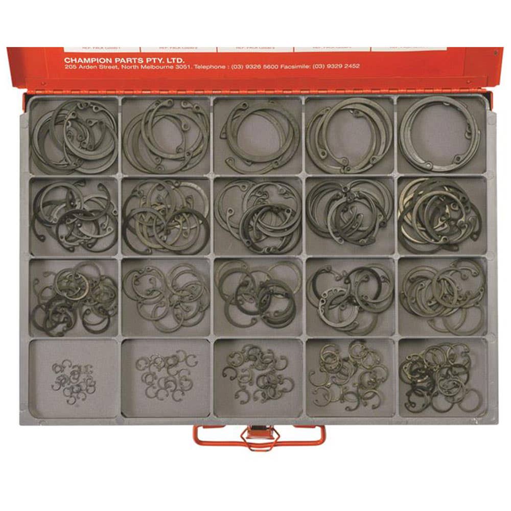 Grab Kit Circlip Internal 20 Sizes 1/4-2'' Bore Size 93290017 CA2030