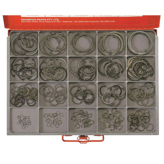 Grab Kit Circlip External 20 Sizes 1/4-2'' Shaft Size 93290018 CA2035