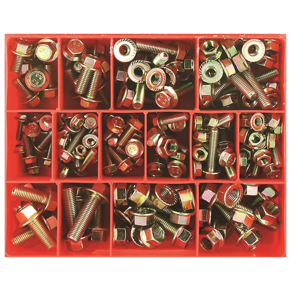 Grab Kit Bolt Metric Flange Head 13 Sizes 202 Piece 93290024 CA200