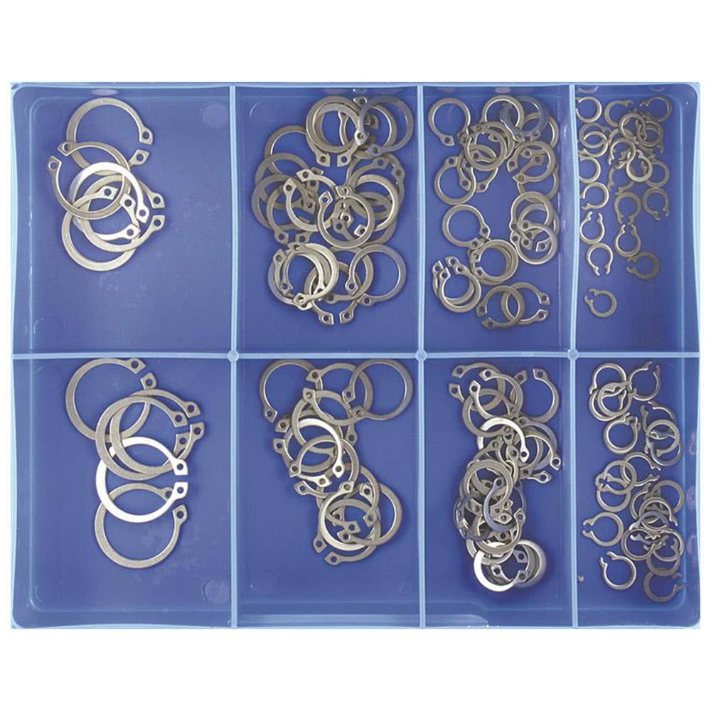 Grab Kit Circlip External 304 Stainless Steel A2 8 Sizes 6-22mm 93290026 CA1862