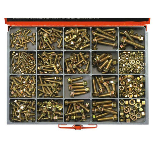 Grab Kit Bolts Screws + Nuts J.I.S 17 Sizes 455 Piece 93290050 CA495