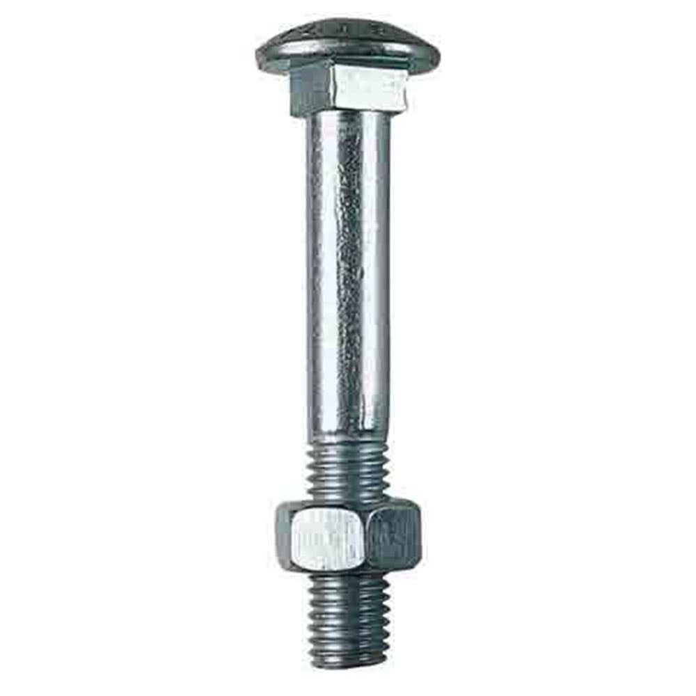 Bolt + Nut Cup Head Coarse Class 4.6 Zinc Plated 1.00P 6 x 100mm 93470012 KBC46ZCM060100