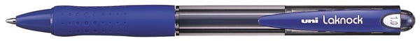 Uniball Sn100 Laknock Retractable Ballpoint Pen Pack 12 Blue 16197704 SN100FBL