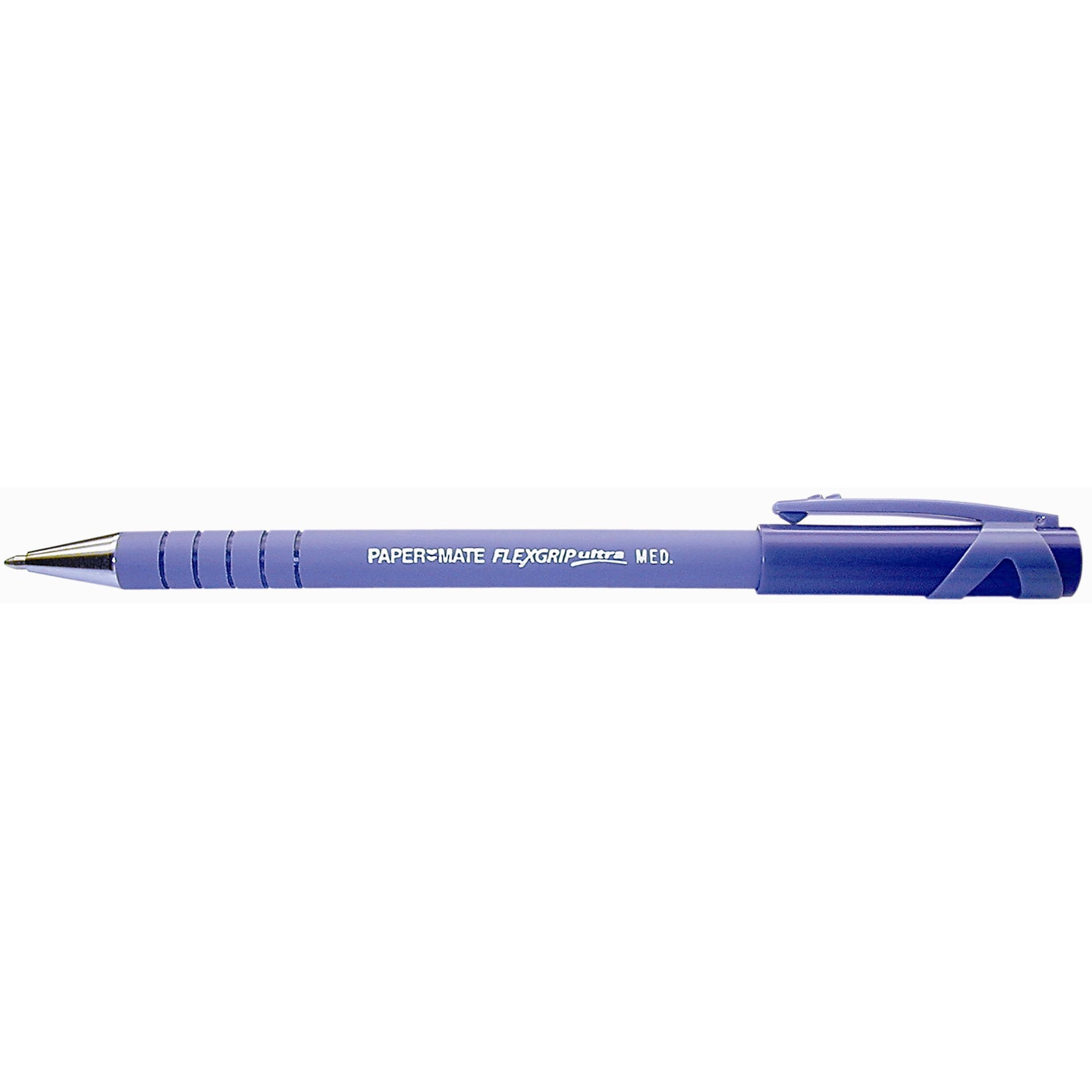 Papermate Ballpoint Pen Flexgrip Ultra Medium 1.0mm Pack 12 Blue 935102002 44838
