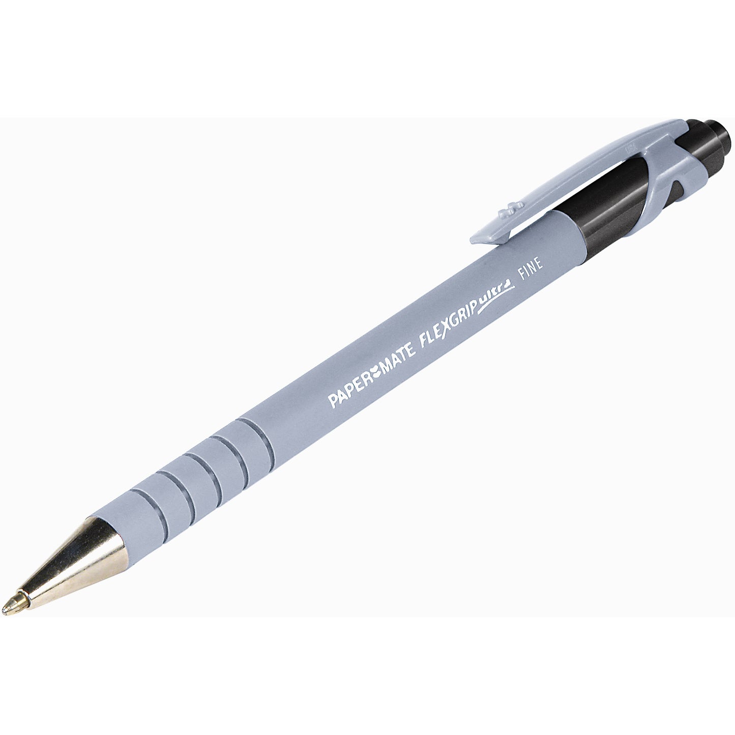 Papermate Retractable Ballpoint Pen Flexgrip Ultra Fine Pack 12 Black_935102101_14420
