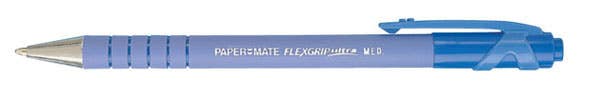 Papermate Retractable Ballpoint Pen Flexgrip Ultra Pack 12 Blue 9005746 PAPFRMBL