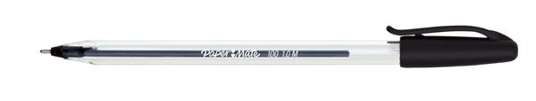 Papermate Pen Inkjoy 100 Medium Ballpoint (12) Black 935104501 39744
