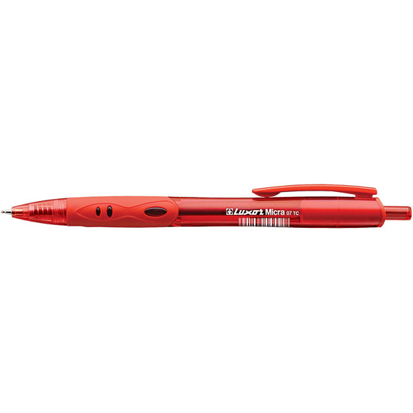 Luxor Pen Micra Retractable Ballpoint 0.7mm Red_9008239_1783