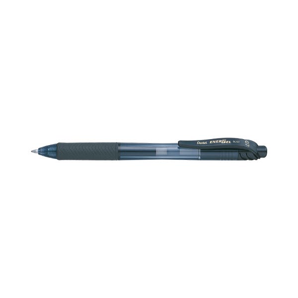 Pentel Energel Retractable Rollerball Pen BL107 X Medium 0.7mm Pk 12 Black 1015180 11925
