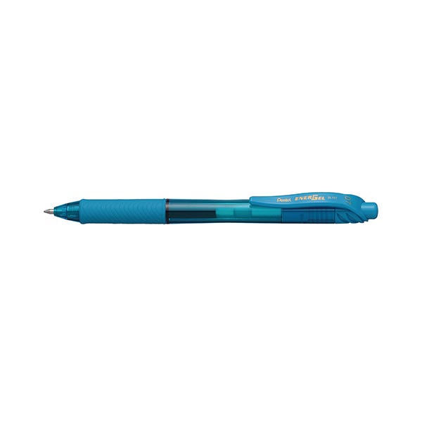 Pentel Energel Retractable Rollerball Pen BL107 X Medium 0.7mm Pk 12 Blue 9015455 BL107-C