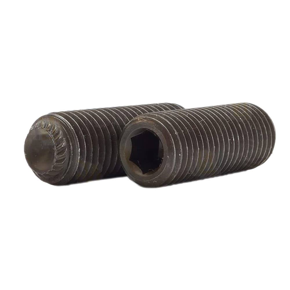 Screw Socket Grub Set Knurl Point Black UNC 1/2 x 1-1/2'' 2450004 SSSKPC0500150