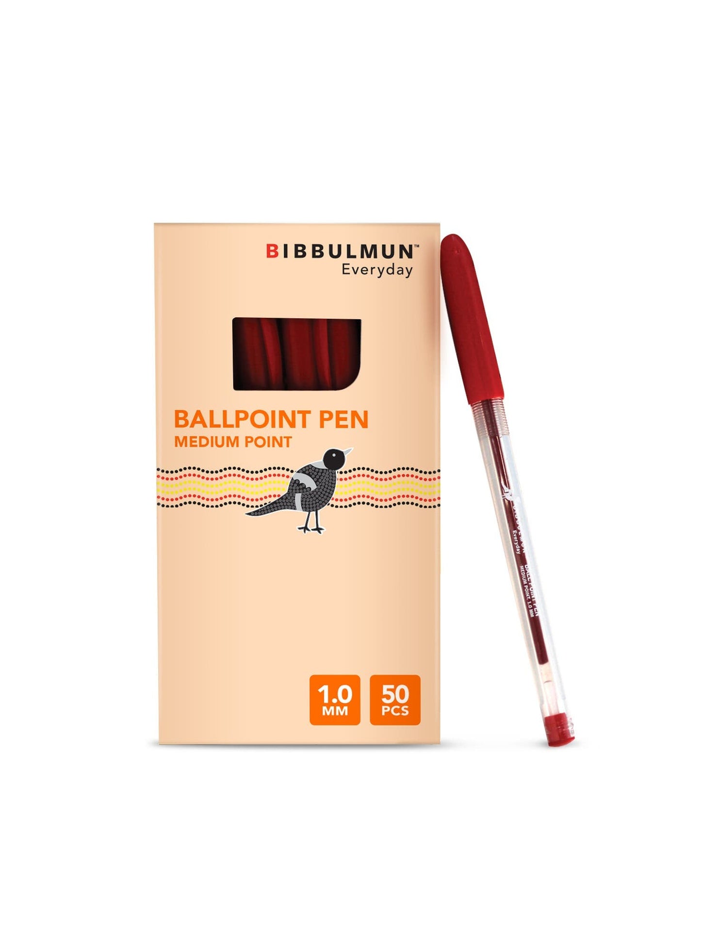 Ballpoint Pen Medium Point 1mm Red 50 Pk 935800903 NPL-935800903