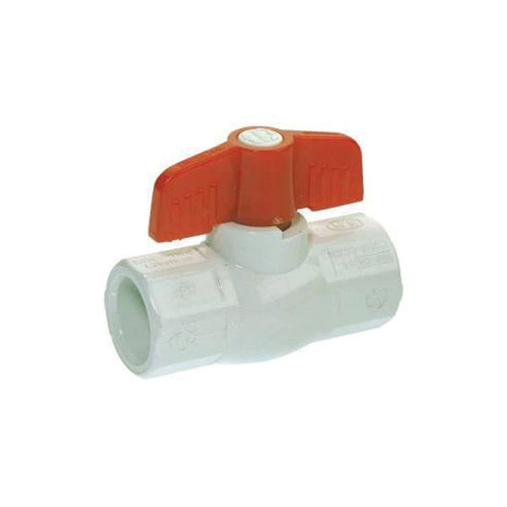 Ball Valve PVC Socket Weld Female 1 25mmNB AAP Industries 9401003 VPVC25S