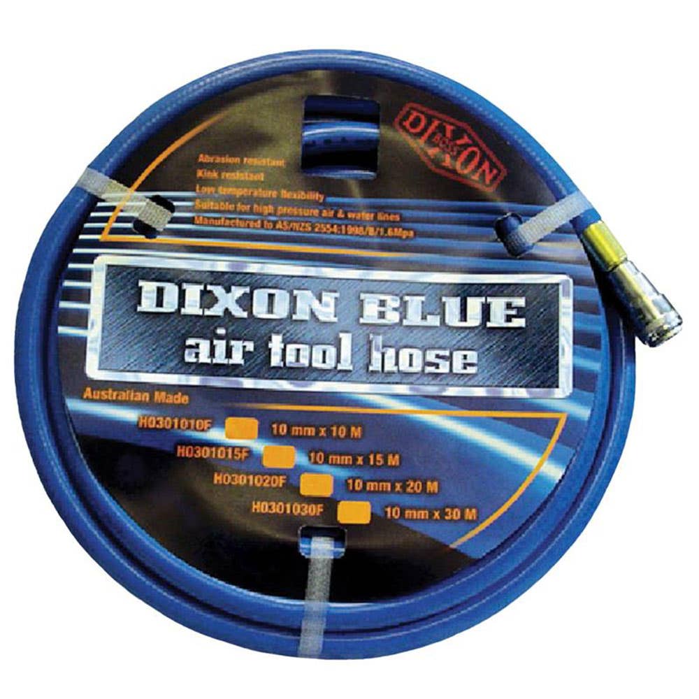 PVC Air Tool Hose Assembly Blue 10mm x 10m 94050028 H0301010F