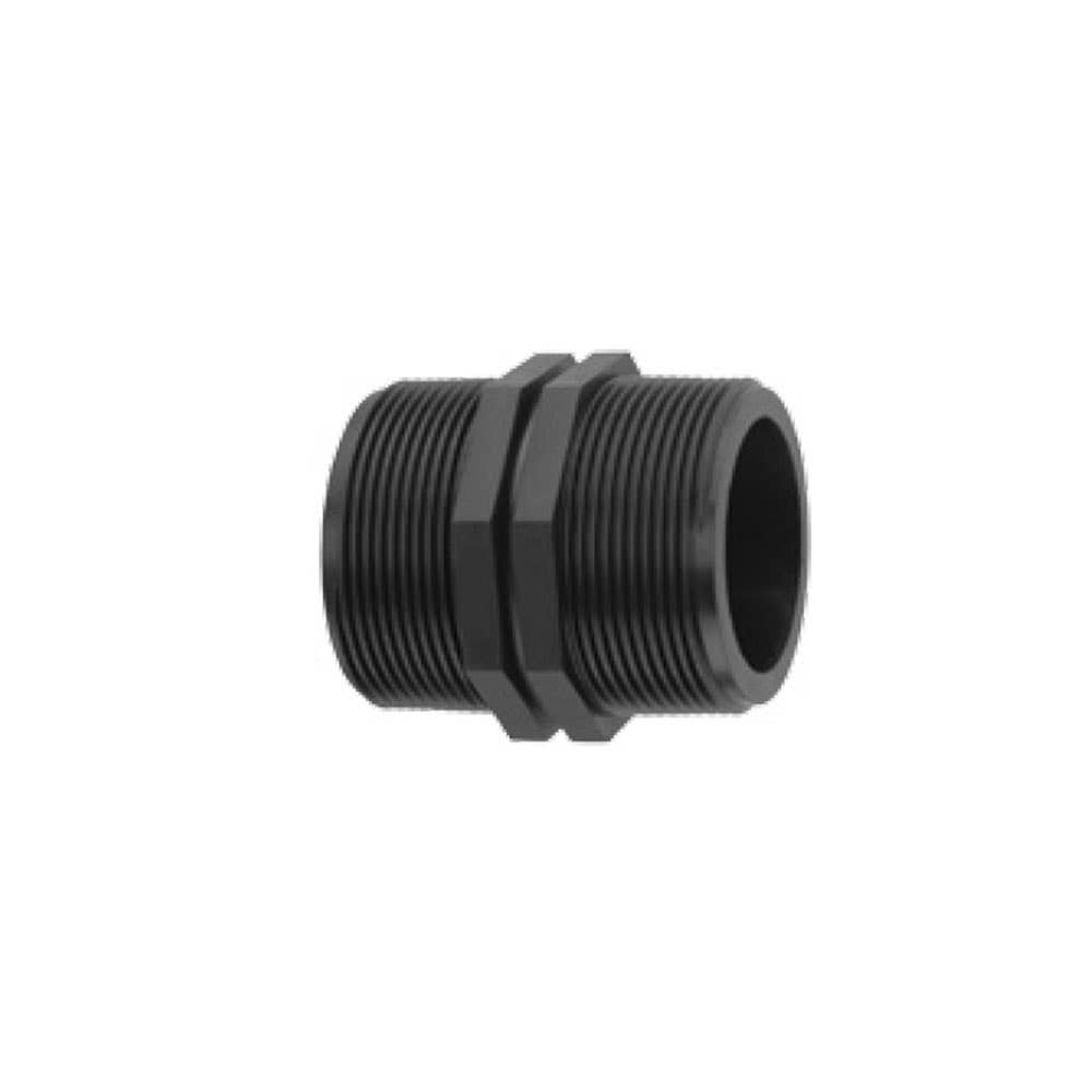 Hex Nipple Poly Threaded 5067 Series 1 BSPT 25mmNB 9414004 SHN25