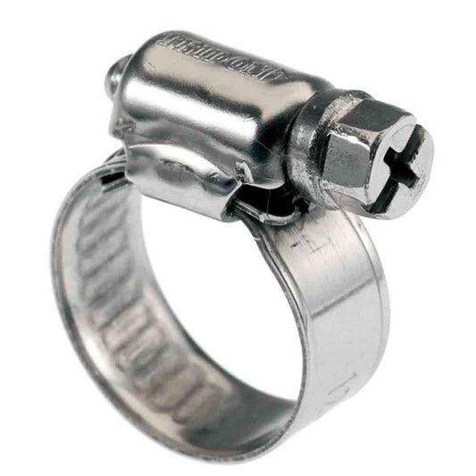 Clamp Hose All Stainless Steel Solid Band Non Collared 11-16mm Pk 10 94158040 SMPM00P