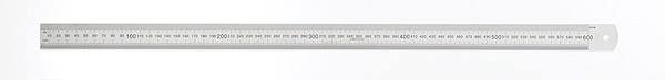 Marbig Metal Ruler 60cm Silver 16259200 88695