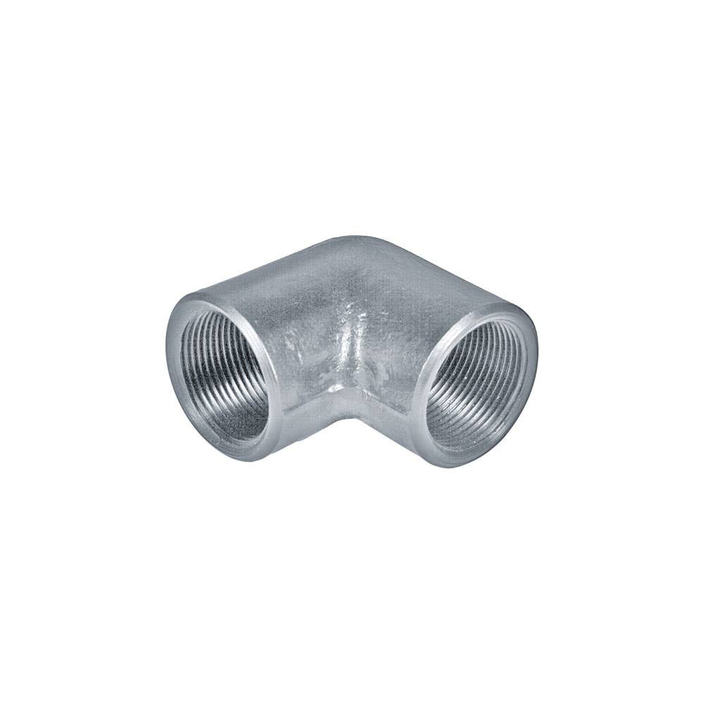 Elbow Galvanised Medium Pressure Female x Female 90&deg; 1 BSPT 25mmNB Peal 88809992 SE25G