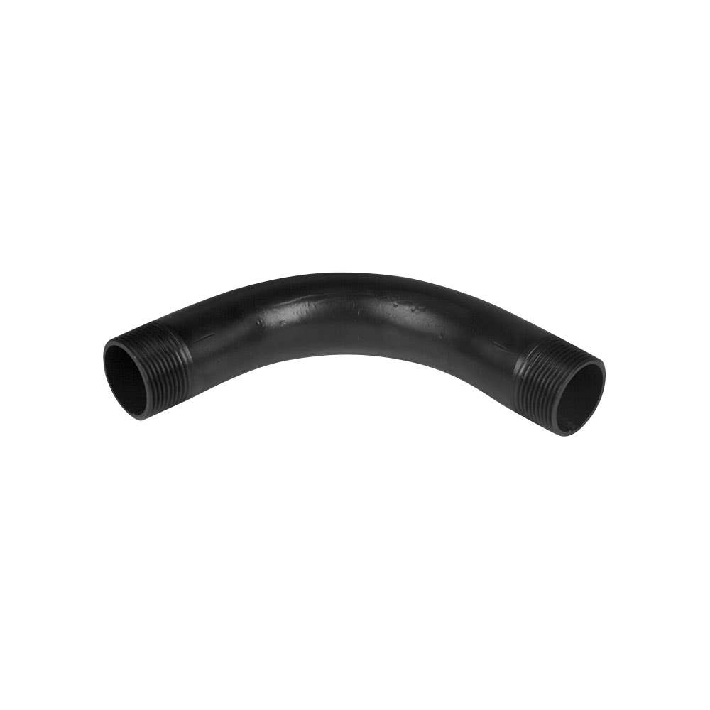 Bend Black Steel Medium Pressure Male x Male 90&deg; 1 BSPT 25mmNB Peal 94540003 SBD25