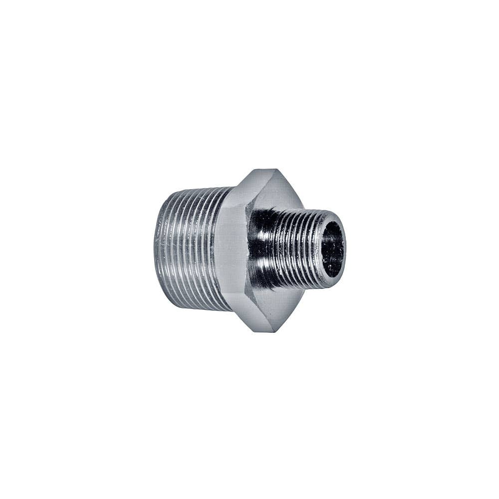 Reducing Hex Nipple Galvanised Medium Pressure 1 x 1/2 BSPT 25 x 15mmNB AAP Industries 94550020 SN2515G