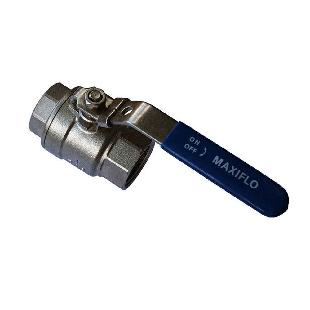 Valve Ball Stainless Full Port 2 Piece 1-1/2'' BSPT 40mmNB 94770019 94770019 SS2BV40