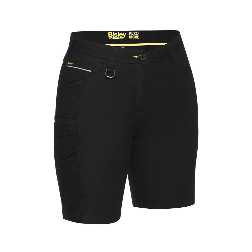 Shorts Flx & Move Womens Cargo 280gsm BSHL1044 Black 22_40050349_BSHL1044_BBLK22