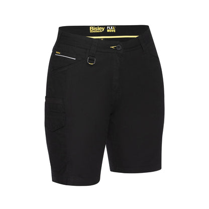 Shorts Flx & Move Womens Cargo 280gsm BSHL1044 Black 22_40050349_BSHL1044_BBLK22