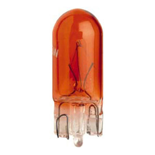Globe Wedge 12V 5W Amber W2.1x9.5d Narva Pk 10 95200029 47510BL