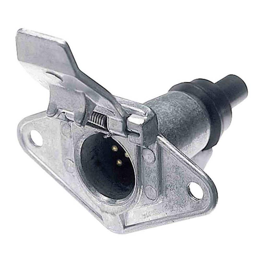 Connector Trailer 7 Pole Small Zinc Alloy Socket Hella 95206101 4930