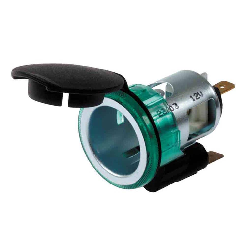 Socket Power 2 Pole Illuminated + 12V Globe Hella 95206114 4942