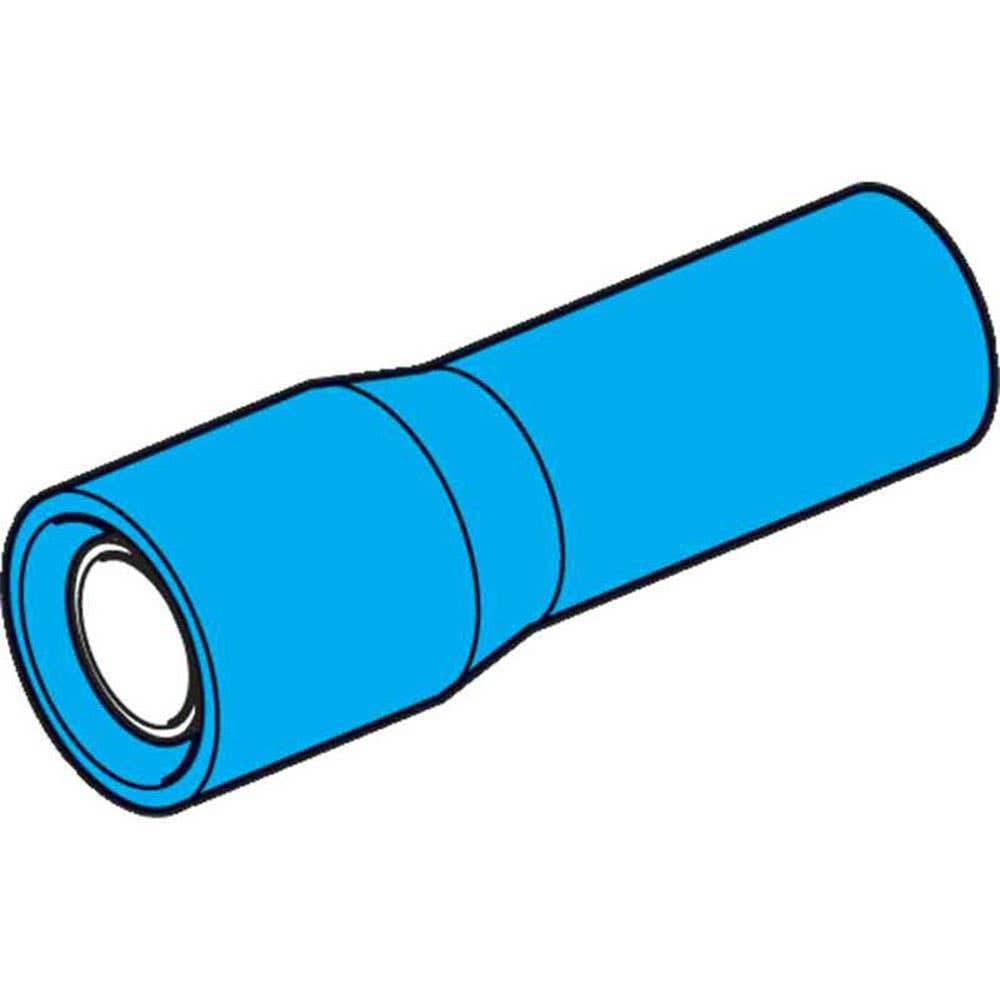 Connector Bullet Double Crimp Female 4mm Cable Insulated Blue Hella Pk 11 95206341 8223