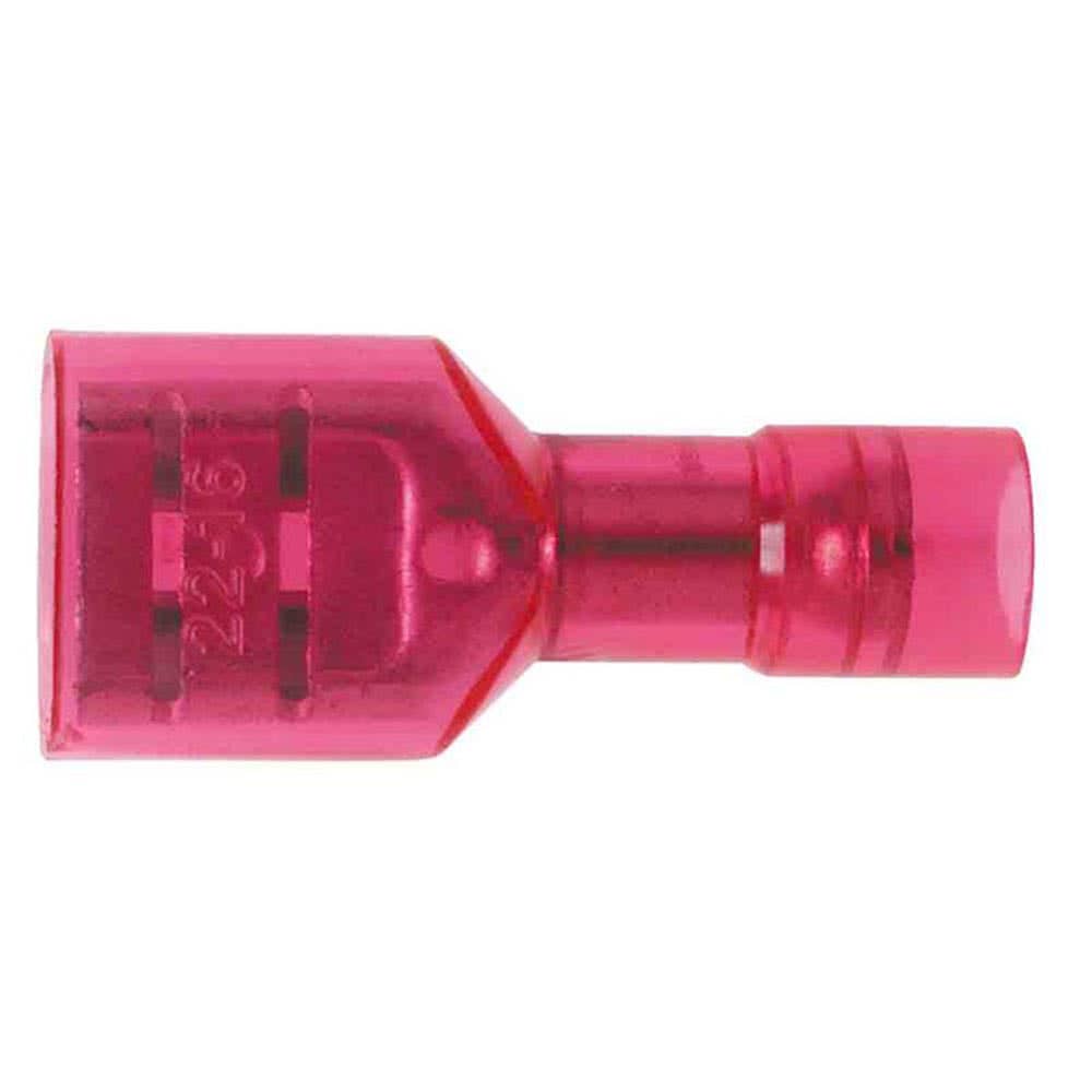 Connector Cable Insulated Female PC 6.3mm Red Hella Pk 100 95206437 8506