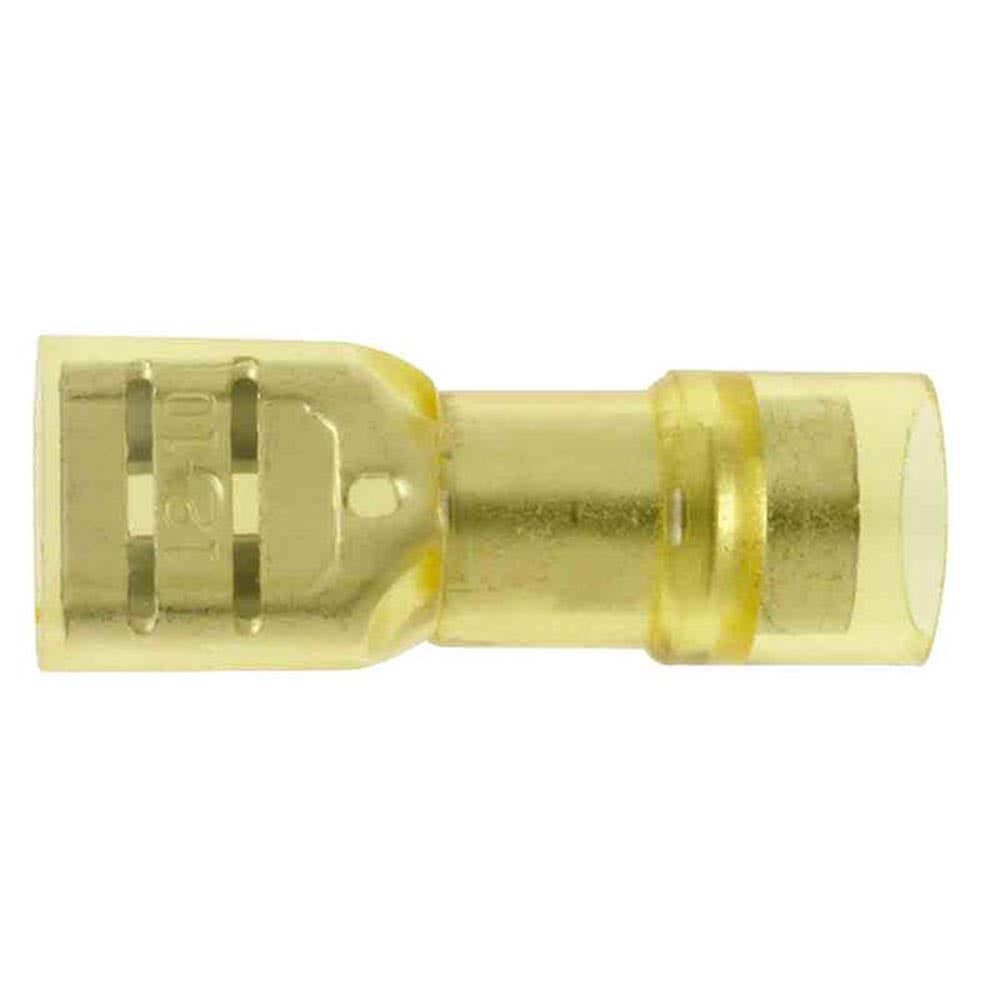 Terminal Blade Female PC Fully Insulated Yellow 6.3mm Hella Pk 50 95206439 8508