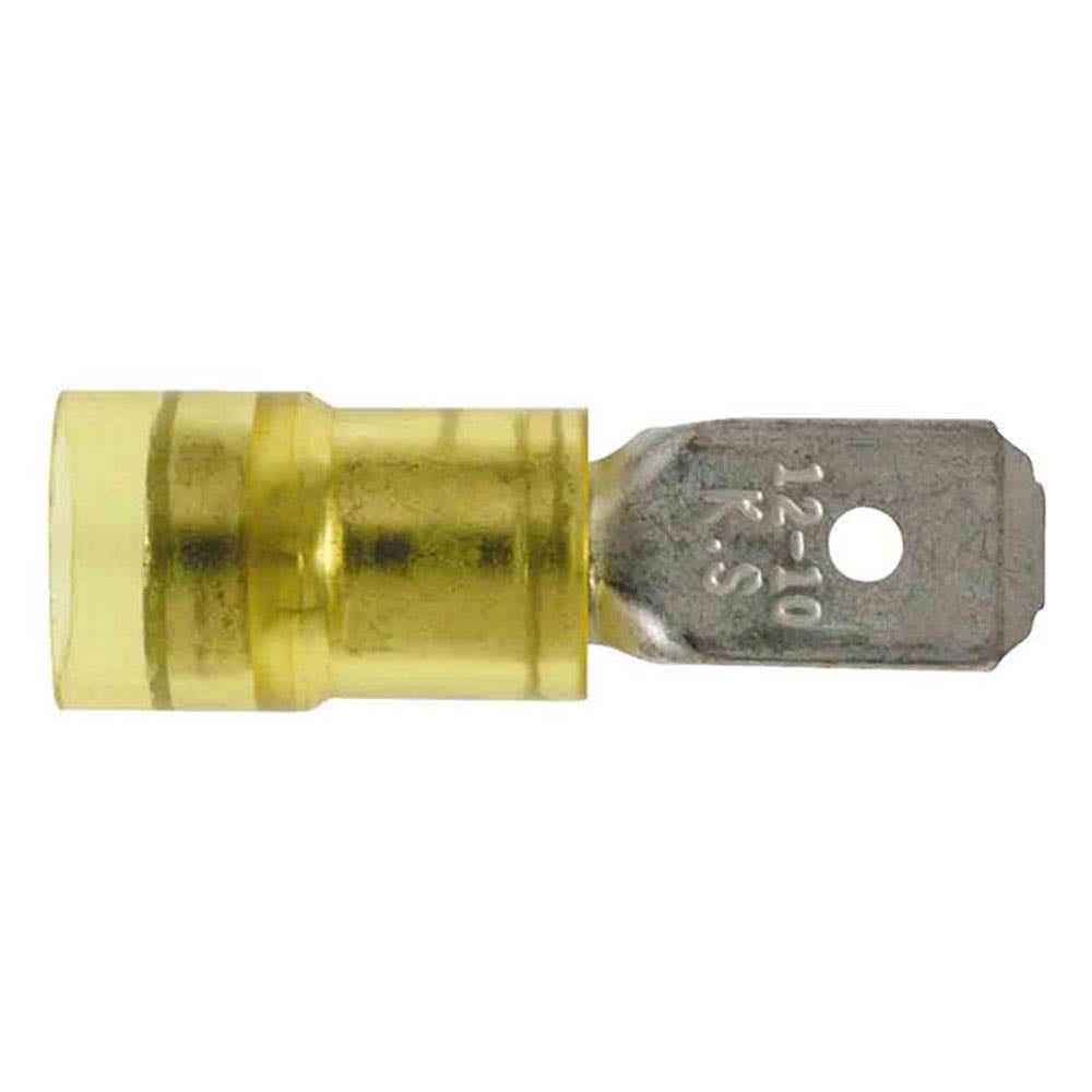 Terminal Blade Male PC Fully Insulated Yellow 6.3mm Hella Pk 100 95206448 8519