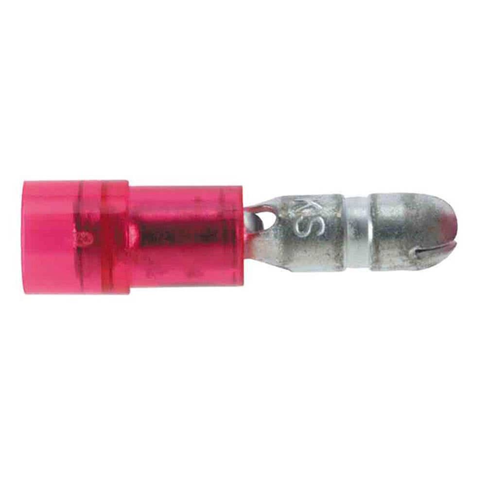 Connector Cable Bullet Insulated Male PC 6.3mm Red Hella Pk 100 95206453 8525