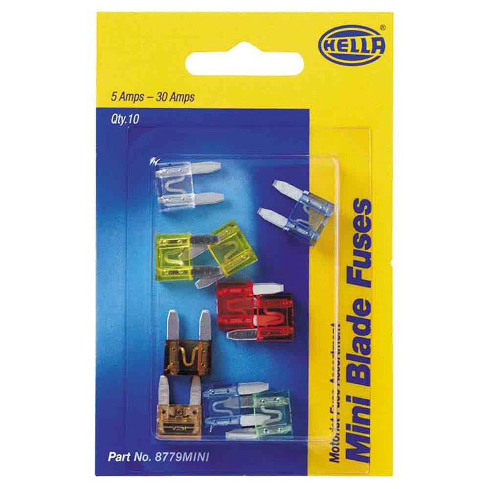 Fuse Blade Mini Assortment 530A Motorist Hella Pk 10 95206522 95206522 8779MINI