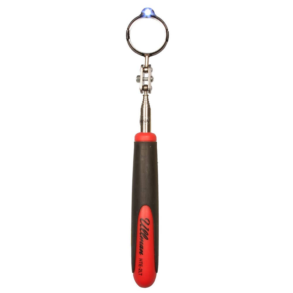 Mirror Inspection Circular 35mm Telescopic 170-902mm + LED Ullman 95238059 HTE-2LT