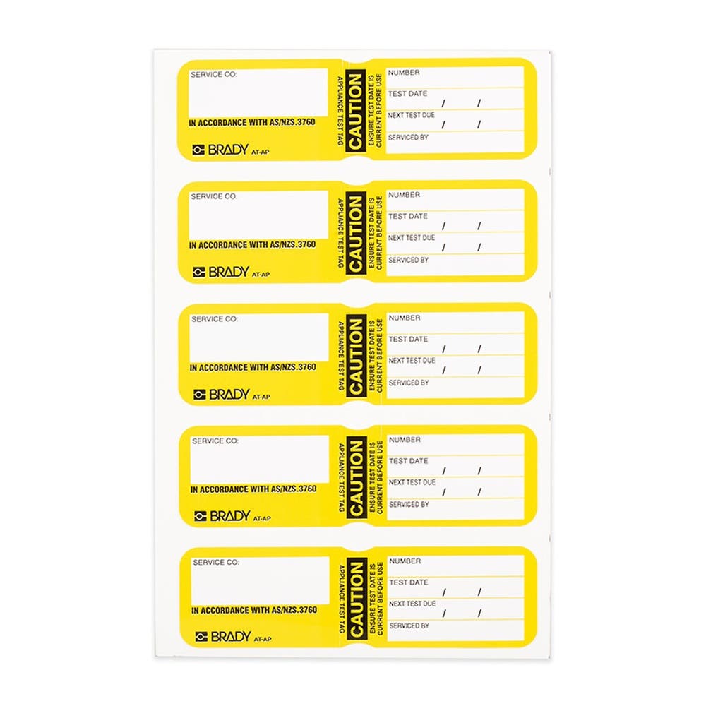 Tag Test Appliance Yellow 95258873 AT101AP