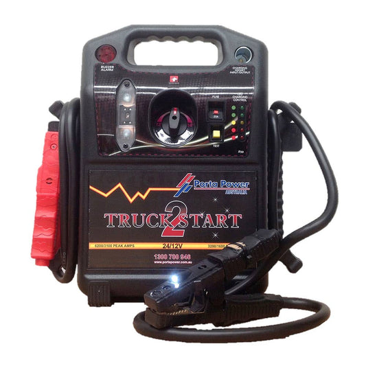 Starter Jump P1224 12/24V Truck 2 6200/3100 Amps + Charger 4 Amp Porta 95280633 1018