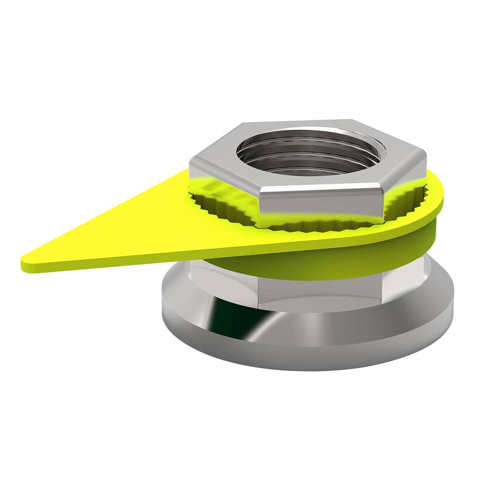 Indicator Nut Wheel Yellow 19mm Wheelsafe 95288306 WS19Y